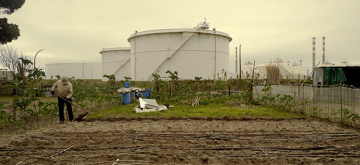 The closing of a refinery